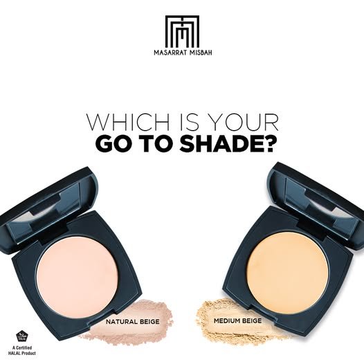 Masarrat Misbah Compact Powder - Warm Sand