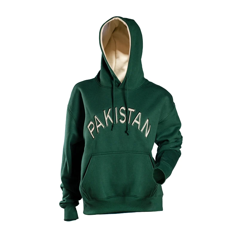 Alkaram Studio Fleece Winter Hoodie - Emerald Green