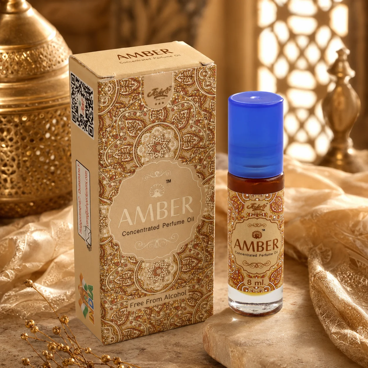 J. Perfume Oil Roll-On (10ml) - Amber