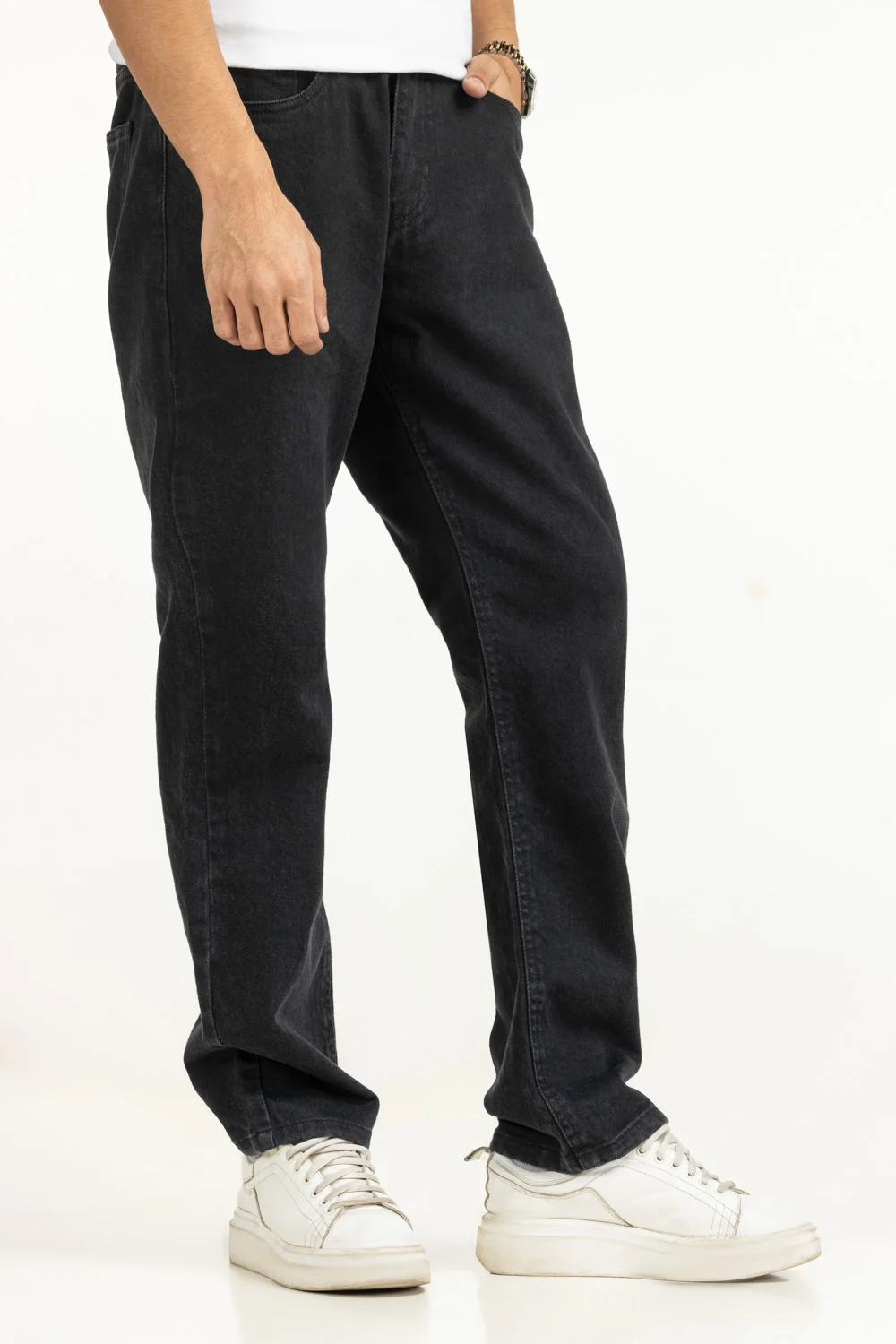 Gul Ahmed Slim-Fit Denim Jeans - Black