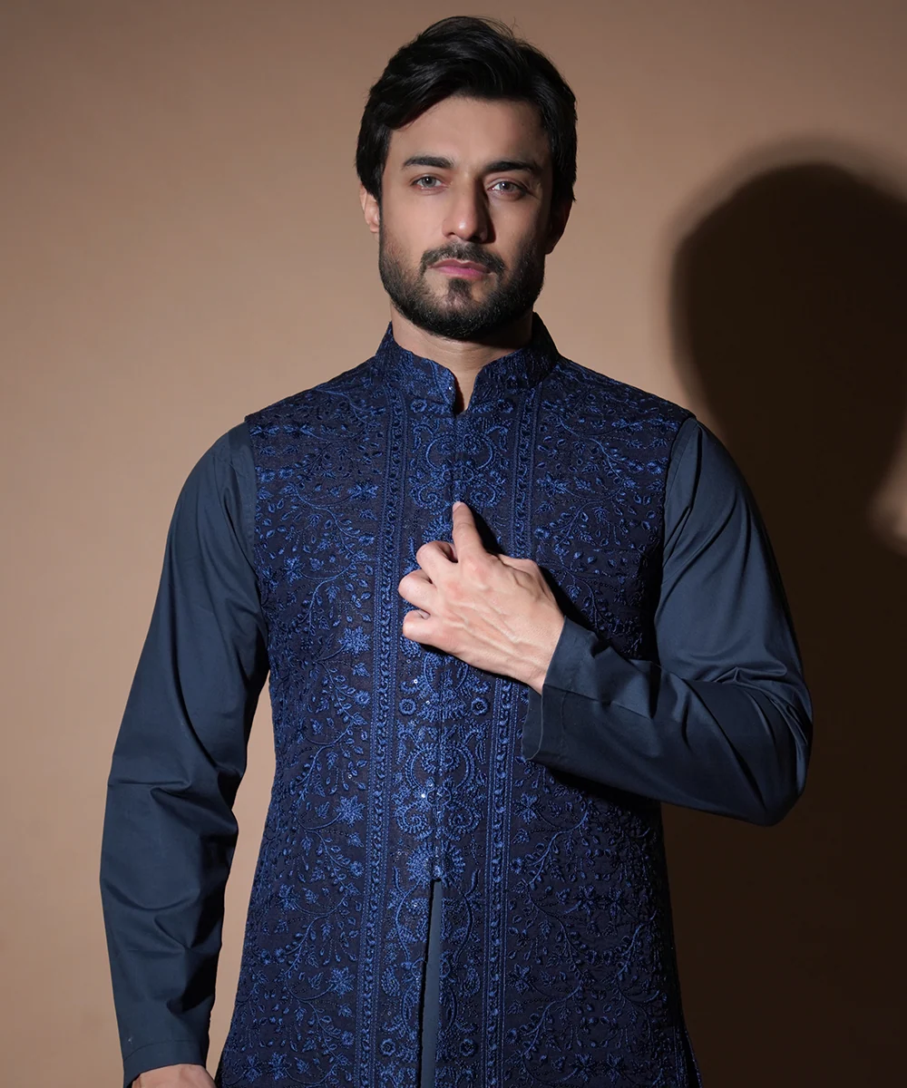 Generation Waistcoat (Wedding Wear) - Navy Blue